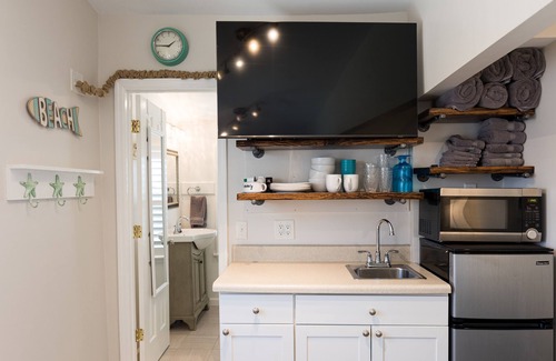 Folly Beach Apartment | Nautical-themed Studio less than a block to sea, sun and fun!