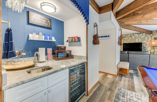 Bracey House | Near Lake Gaston: Unique Home w/Deck & Fire Pit!