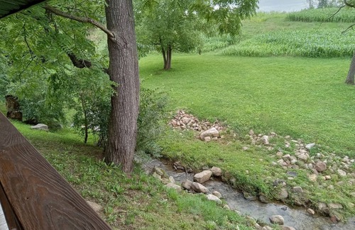 Allenwood Cabin | Nestled is the word for this country setting. Country living in its purest form.