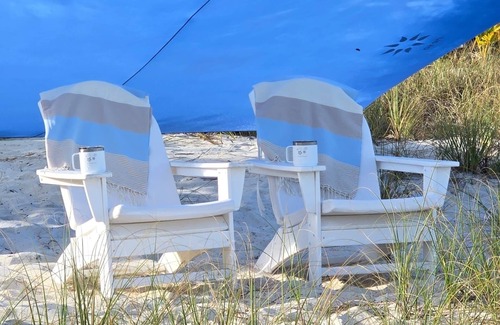 Great Exuma Villa | NEW 2 bdrm Sunrise Villa on 1+ acre tropical garden directly on Hoopers Beach
