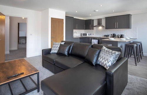 Blackpool Town Center Apartment | New 2 Bedroom Apt, close to Winter Gardens. Apt 3