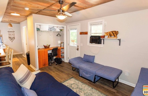 Lake Lure Cottage | NEW 2 Tiny Home Combo at Farmstead Lake Lure 2mi