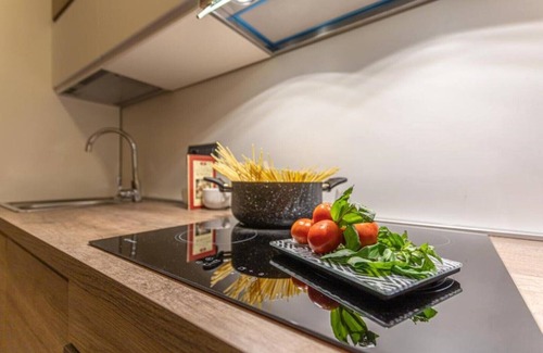 Rione VIII Sant'Eustachio Apartment | NEW and big apartment-LuxuryandSilence-2bedrooms-2bathrooms-kitchen-living room