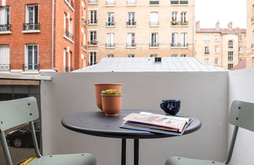 Necker Apartment | NEW - Appt Style le Corbusier avec Balcon - 8 pers