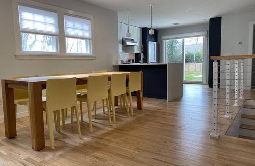 Hampton Bays House | New Beach House! Huge saltwater pool, outdoor shower, < 5 min beach, walk to bay