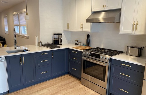 Hampton Bays House | New Beach House! Huge saltwater pool, outdoor shower, < 5 min beach, walk to bay