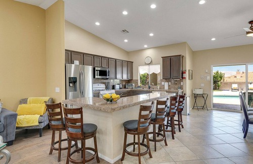 Desert Hot Springs House | NEW! Beautiful and Spacious 4 Bedroom Hot Springs Vacation House! Big Back Yard!