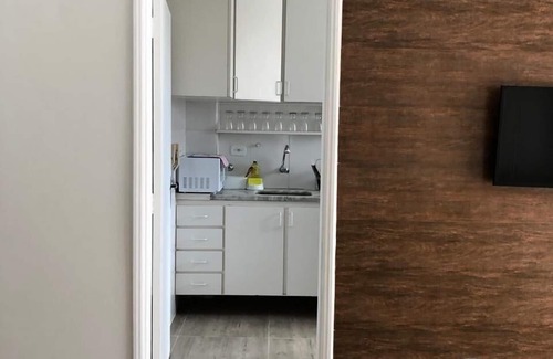 Jardim Centenario Apartment | New apartment, Guaruja, Cove. Cond. Closed with pool for 6 people.