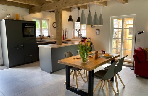 Warendorf House | New charming half-timbered house by the lake in the idyllic Münsterland region