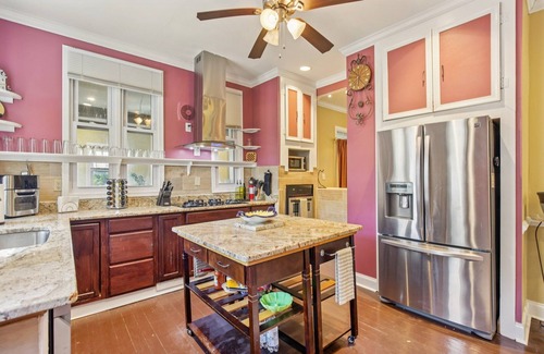 Irvington House | NEW! Charming Victorian Home with Porch & Large Yard