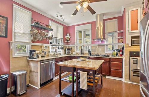 Irvington House | NEW! Charming Victorian Home with Porch & Large Yard