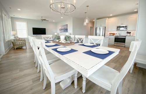 South End House | New Construction, Oceanfront Duplex. Top level 4BR/3.5BA with private elevator.