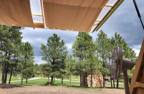 Custer Cabin | NEW! Glamping A-Frames, Stargazer 1 at Dakota Dream