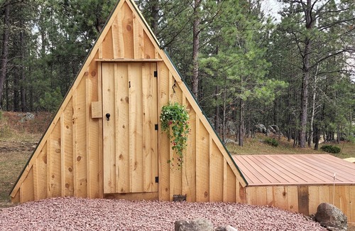 Custer Cabin | NEW! Glamping A-Frames, Stargazer 1 at Dakota Dream