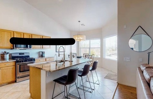 The Bluffs House | New! Hikers, bikers paradise - Breathtaking view home with pool, spa & much more