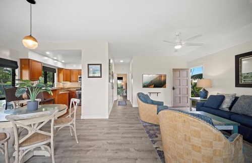 Wailua Condo | New! Lae Nani #621, AC, Ocean View, Tropical Oasis, Steps to Beach and Town