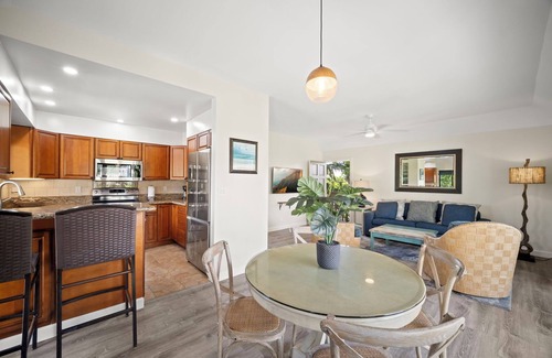 Wailua Condo | New! Lae Nani #621, AC, Ocean View, Tropical Oasis, Steps to Beach and Town