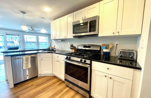 Beach Haven West House | NEW Lagoon-Front Escape with Decks, Kayaks & Fire Pit – Near LBI