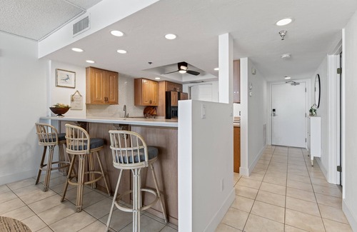 Daytona Beach Shores Condo | New Listing! Updated direct oceanfront condo with a pool, hot tub, and garage parking