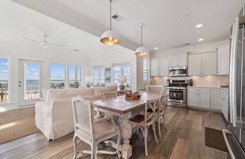 Santa Rosa Beach House | New Listing! Beach Front! Hot Tub! Panoramic Views of the Gulf! 3 Adult Bikes! Grill!