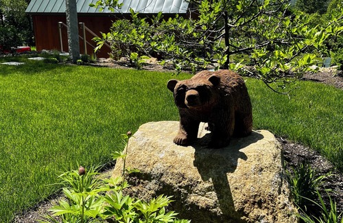 Jackson House | New Listing! Romantic Post & Beam, Walk to Village, Patio, Firepit, Full Kitchen