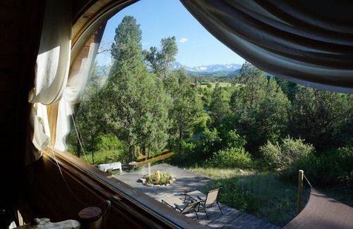 Ridgway House | NEW LISTING! Spectacular setting, Log Cabin w/Cascading Decks to Fishing Creek