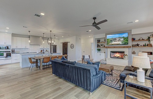 Point Venture House | NEW LISTING! Stunning Lakehouse with Views, Hot Tub & Game Room!