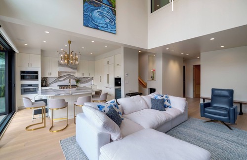 Old Town Condo | New Listing! Yampa Lux Living - Gorgeous Property ON the River Downtown - Howelsen Hill Views!