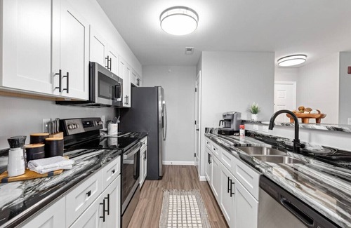 Terry Sanford Apartment | New LUXE APT 3BR Downtown Fay Unit D