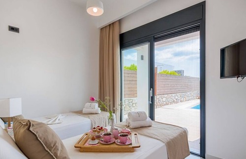 Kattavia Villa | New Luxury Villa with Private Swimming Pool & BBQ, 5 Min. From Prasonisi Beach!