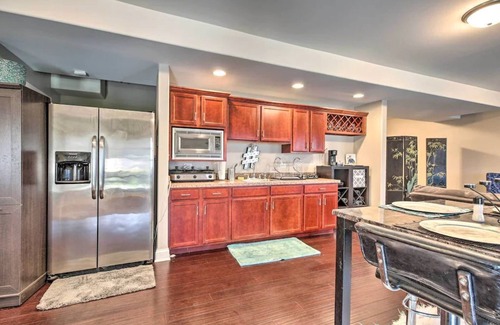 Steger Apartment | NEW! Serene Garden-Level Apt: 30 Miles to Chicago!