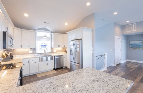 Corolla House | New Sound Front Private Pool Hot Tub Dock Elevator