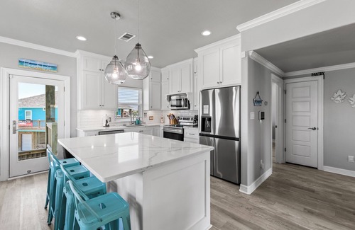 Crystal Beach House | New! Steps to Shore, 5-Star Stays