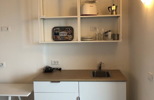 Castelletto Apartment | New studio apartment with bathroom, balcony with stunning lake view