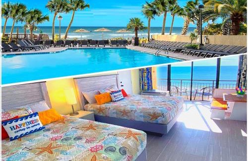 Myrtle Beach Apartment | New ! Unique Renovated Oceanfront Condo at Ocean Reef Resort-Free parking - Amazing pools