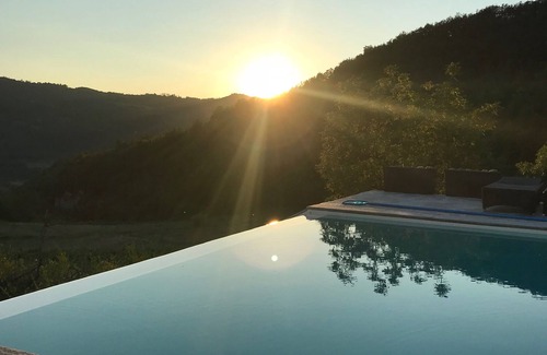 Cartosio House | Newly built authentic stone house with infinity pool