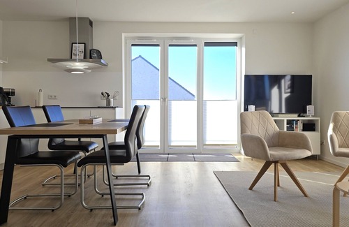 Kalifornien Apartment | Newly built vacation apartment "Sandy Beach" with sea view in 1st row on the Baltic Sea