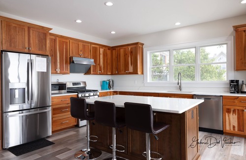 Cameron House | Newly Constructed Luxury Home On 150' Natural Beach With Dock And Hot Tub!