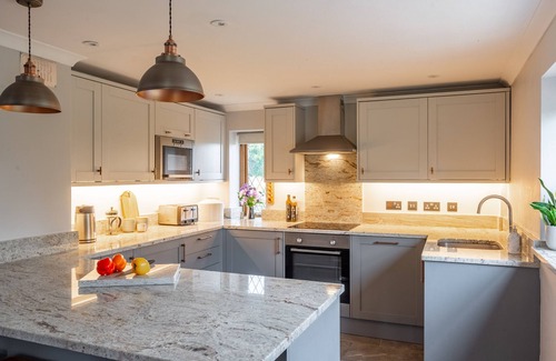 Sharrington Cottage | Newly renovated Brick & Flint cottage with stylish interiors, wood burning stove, beautiful garden,