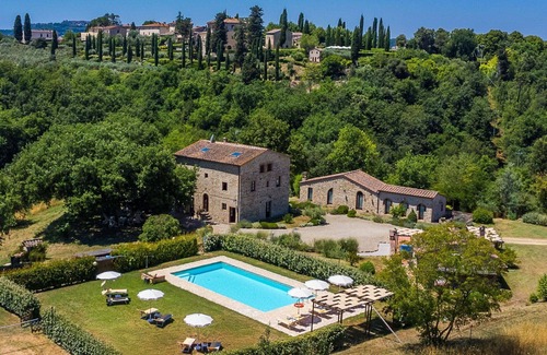Collalto House | Nice apartment in villa for 12 guests with WIFI, A/C, private pool, TV, patio and panoramic view