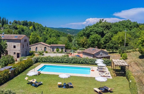 Collalto House | Nice apartment in villa for 12 guests with WIFI, A/C, private pool, TV, patio and panoramic view