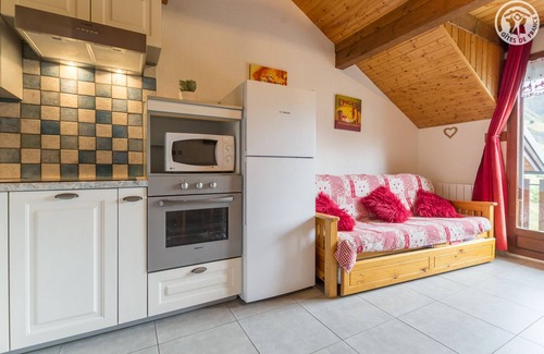 Saint-Sorlin-d'Arves Apartment | Nice apartment well located 10O m from the slopes, ski rental on site