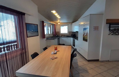 Saas Almagell Apartment | Nice apartment for 6 guests with WIFI, TV and balcony