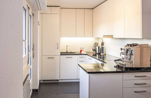 Sankt Moritz-Bad Apartment | Nice apartment for 4 guests with WIFI, TV, balcony, pets allowed, panoramic view and parking