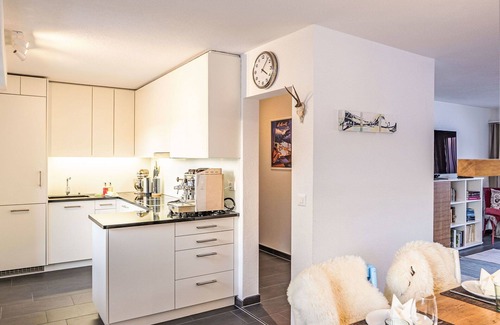 Sankt Moritz-Bad Apartment | Nice apartment for 4 guests with WIFI, TV, balcony, pets allowed, panoramic view and parking