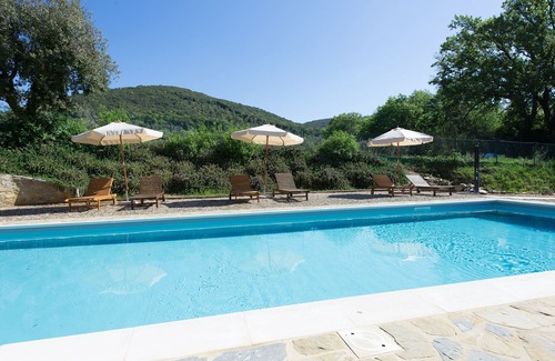 Villa A Sesta Apartment | Nice apartment for 5 guests with pool, WIFI, A/C, TV, patio, panoramic view and parking