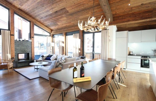 Saas-Fee Apartment | Nice apartment for 10 guests with WIFI, TV and balcony