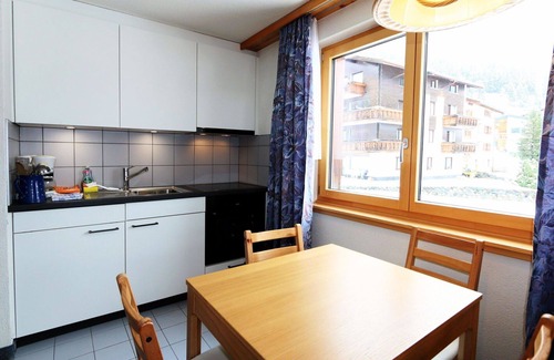 Saas-Fee Apartment | Nice apartment for 2 guests with TV and pets allowed