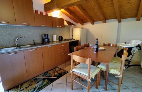 Sorico Apartment | Nice apartment for 5 guests with pool, WIFI, TV, balcony, pets allowed and parking