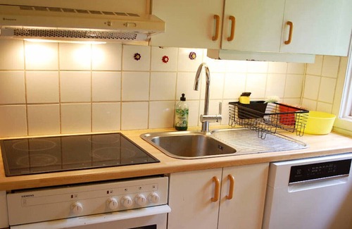 Tranas House | Nice holiday home on lake property with boat and sauna (can be rented)